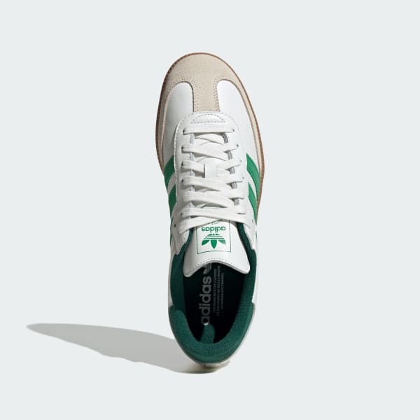 Adidas Samba OG Core White Green Collegiate Green JI3202