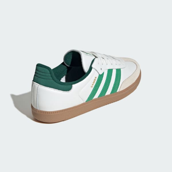 Adidas Samba OG Core White Green Collegiate Green JI3202