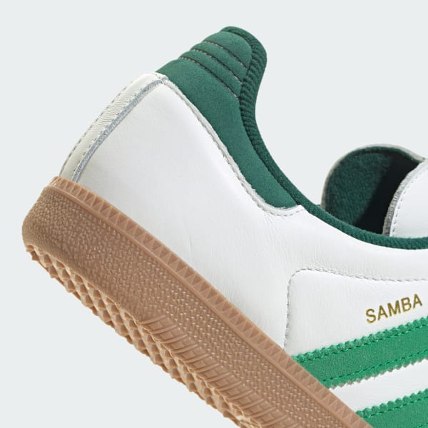 Adidas Samba OG Core White Green Collegiate Green JI3202