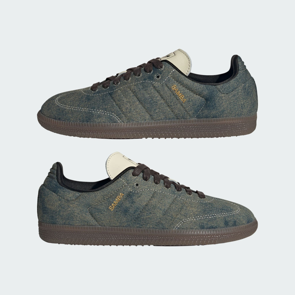Adidas Samba OG Crew Navy Gold Metallic IH3987