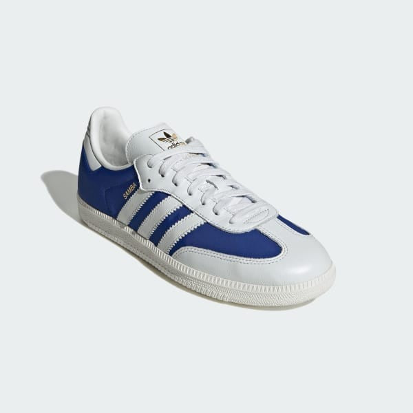 Adidas Samba OG Crystal White Crystal White Royal Blue JI3203