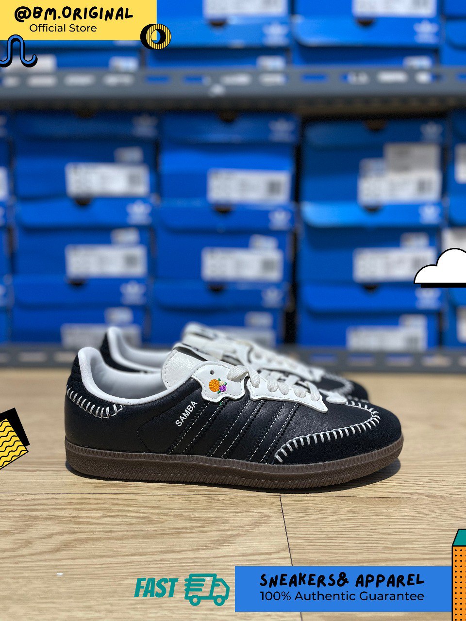 Adidas Samba OG Día de Muertos Pack Core Black Off White Grey Six JI3932