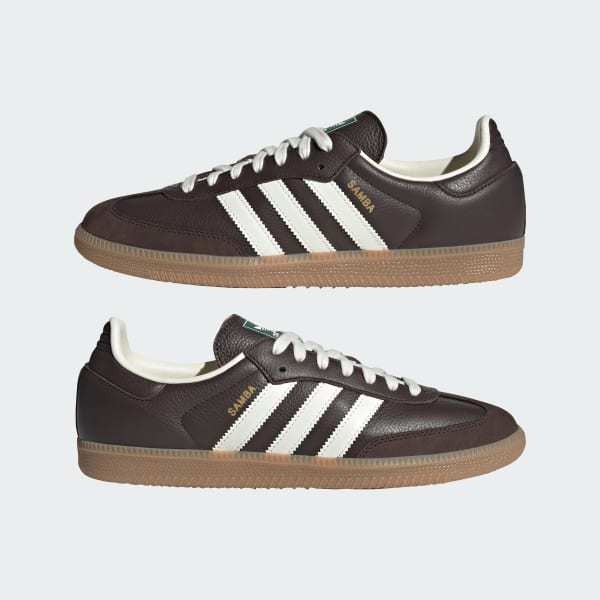 Adidas Samba OG Dark Brown Off White Gum JR0891