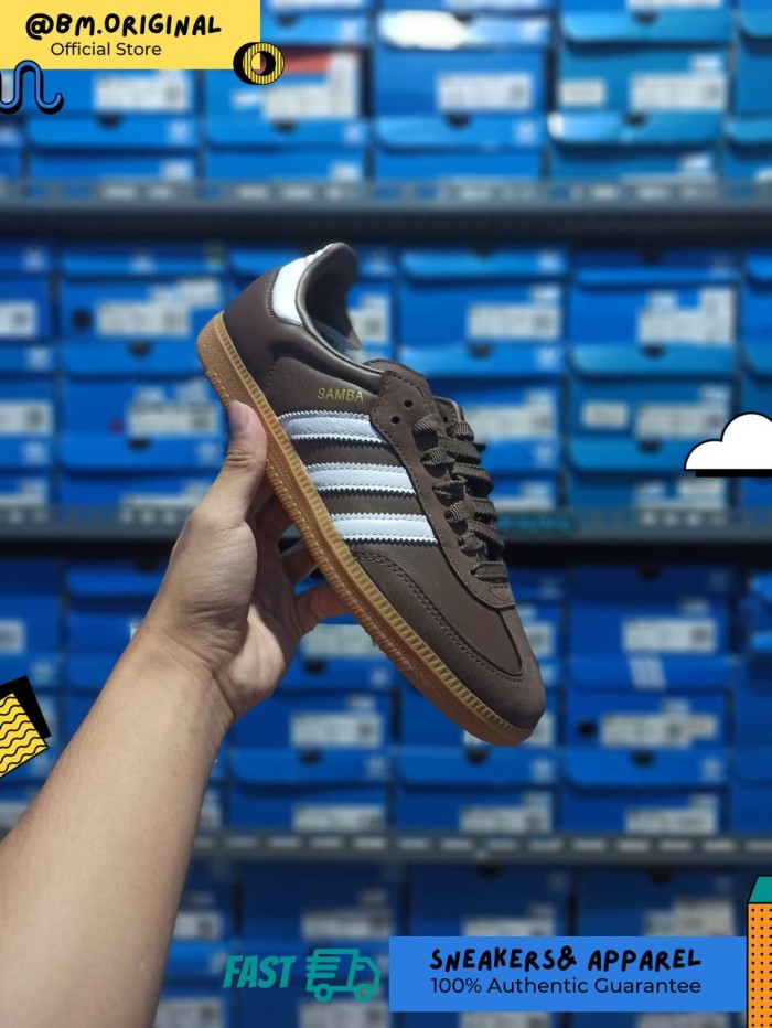 Adidas Samba OG Earth Strata White Gold Metallic IE6522