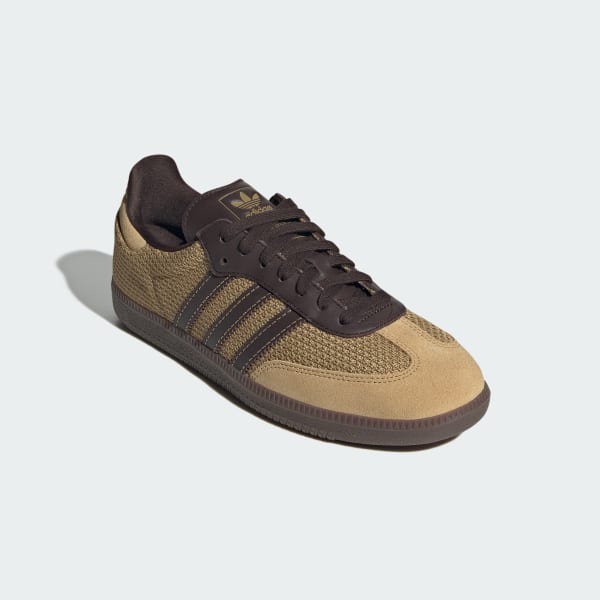 Adidas Samba OG Golden Beige Dark Brown Gum JR0884