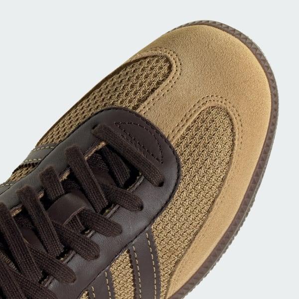 Adidas Samba OG Golden Beige Dark Brown Gum JR0884