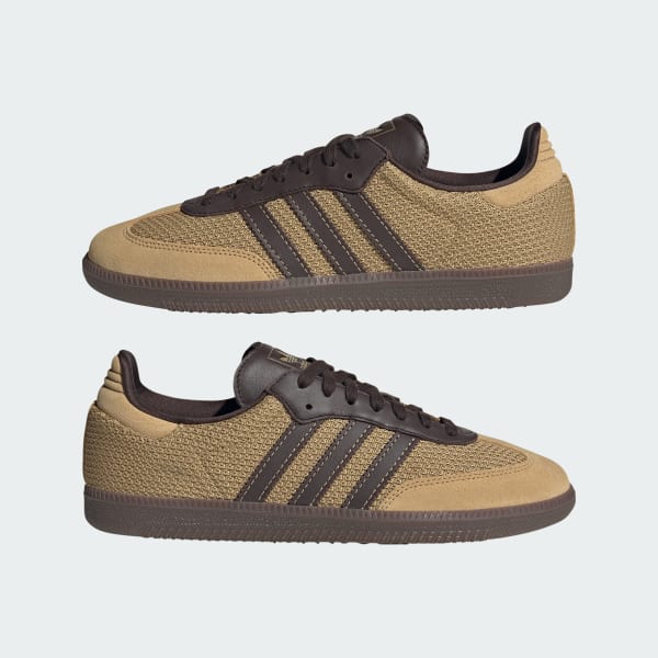 Adidas Samba OG Golden Beige Dark Brown Gum JR0884