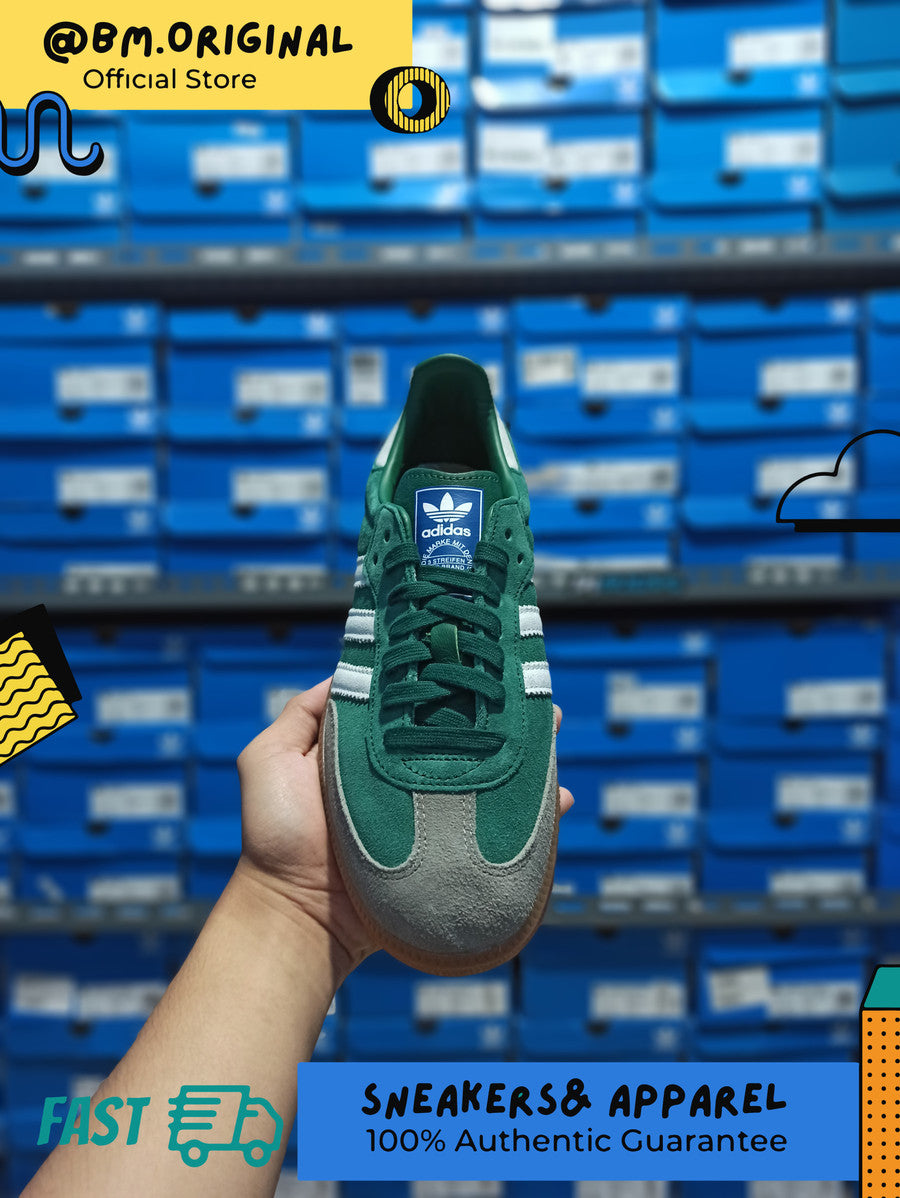 Adidas Samba OG Green White Gumsole ID2054
