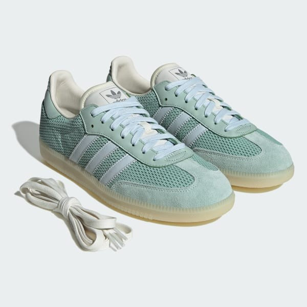 Adidas Samba OG Hazy Green Sky Tint Off White JI3179