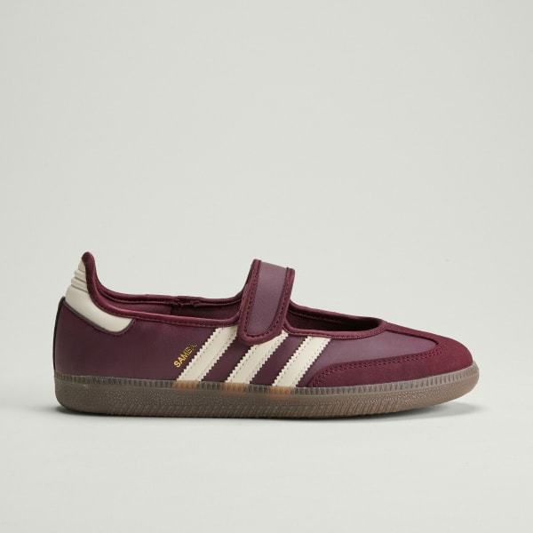 Adidas Samba OG Jane Maroon Cream White Gold Metallic IH6561
