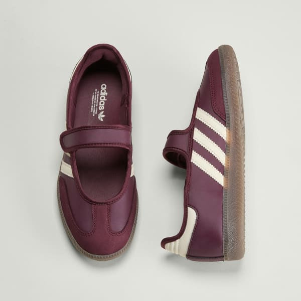 Adidas Samba OG Jane Maroon Cream White Gold Metallic IH6561