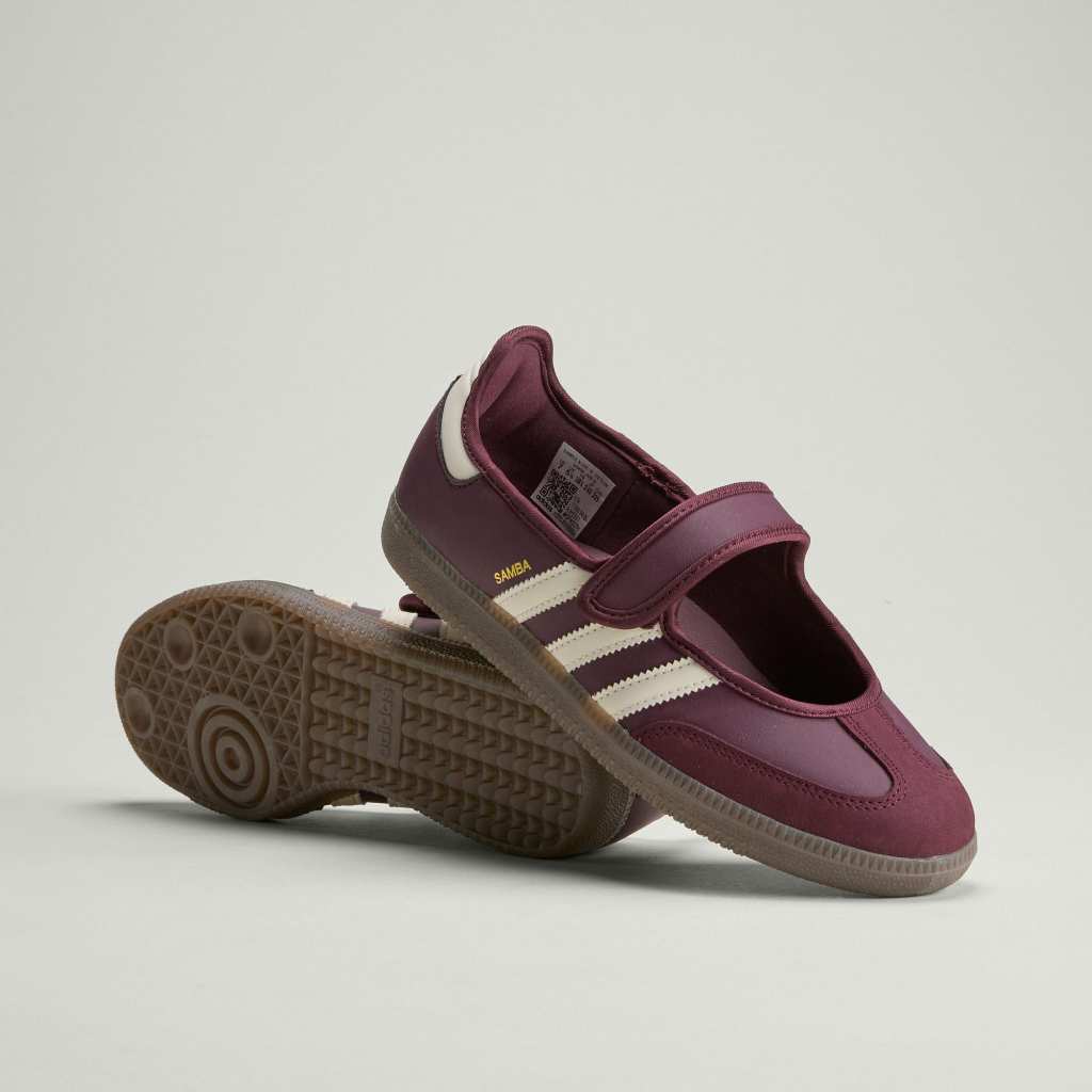 Adidas Samba OG Jane Maroon Cream White Gold Metallic IH6561