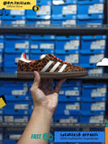 Adidas Samba OG Leopard Core Black Preloved Red Cream White JI2734