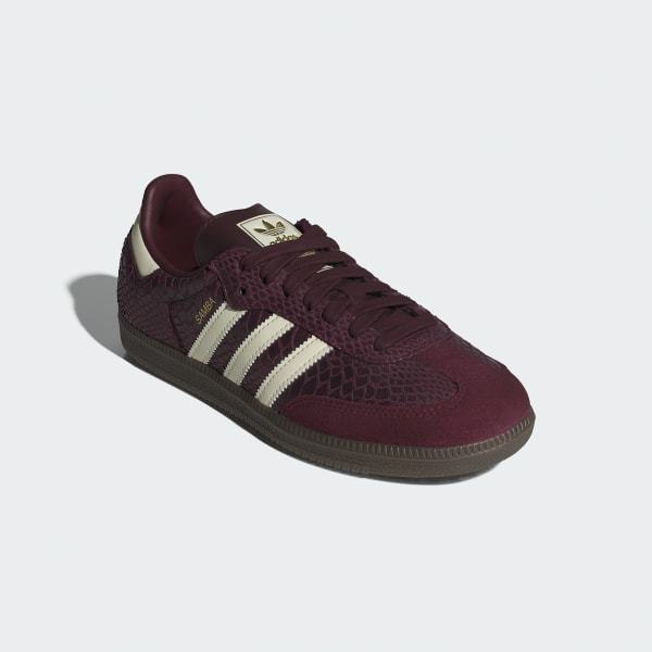 Adidas Samba OG Maroon Cream White Gold Metallic IH3979