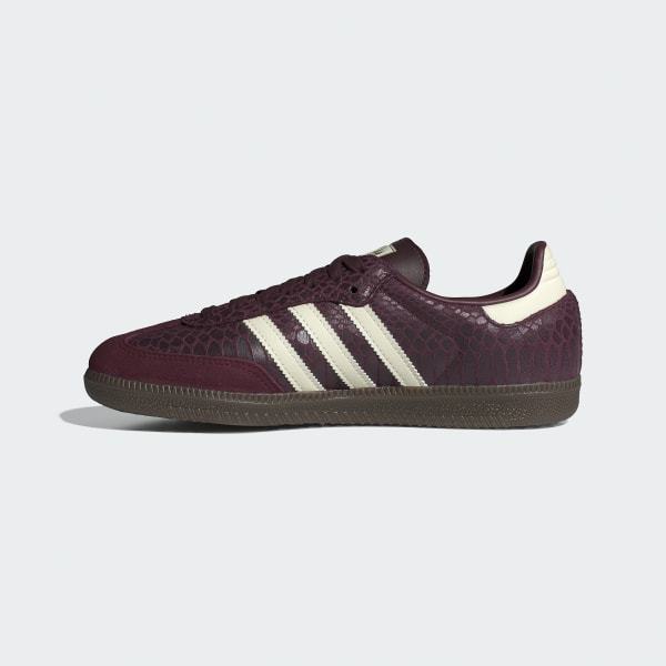 Adidas Samba OG Maroon Cream White Gold Metallic IH3979