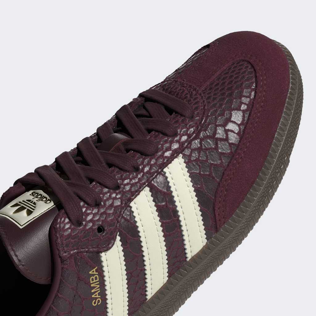 Adidas Samba OG Maroon Cream White Gold Metallic IH3979