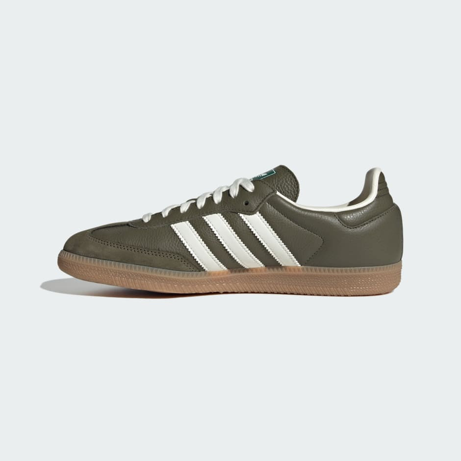 Adidas Samba OG Medium Dark Khaki Off White Gum JR0890