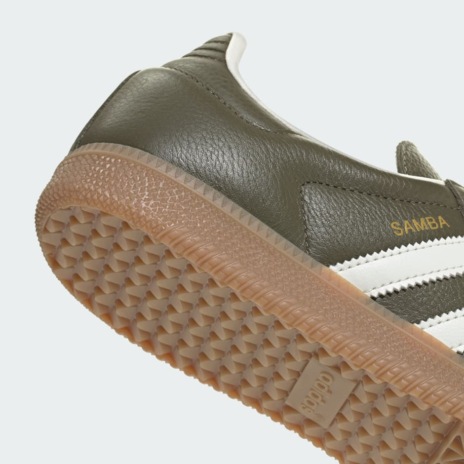 Adidas Samba OG Medium Dark Khaki Off White Gum JR0890