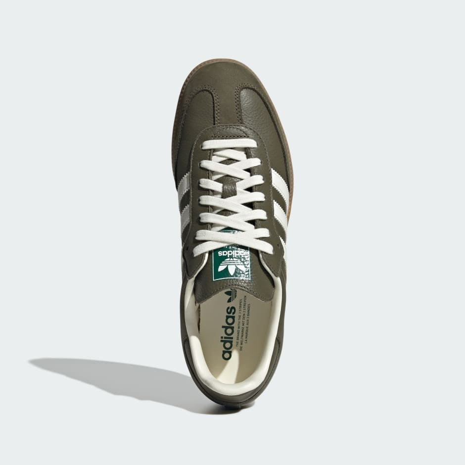 Adidas Samba OG Medium Dark Khaki Off White Gum JR0890