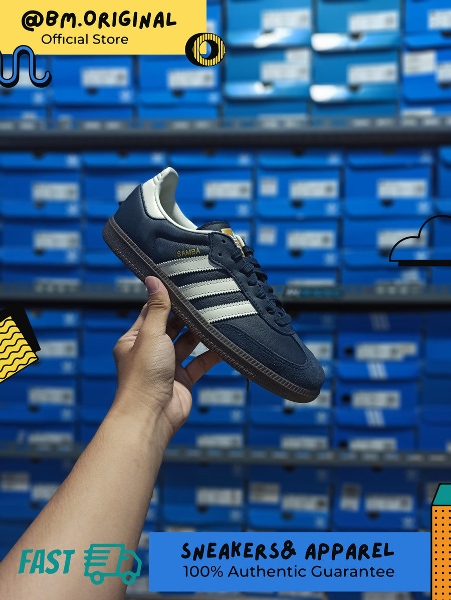 Adidas Samba OG Night Navy Cream White Gum ID2056 – BM STORE ORIGINAL  FOOTWEAR