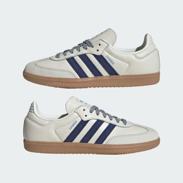 Adidas Samba OG Off White Dark Blue Clear Sky JI3907