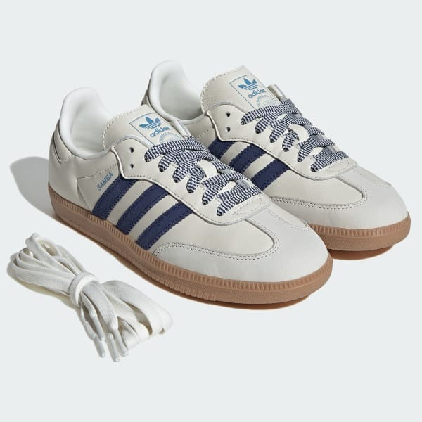 Adidas Samba OG Off White Dark Blue Clear Sky JI3907