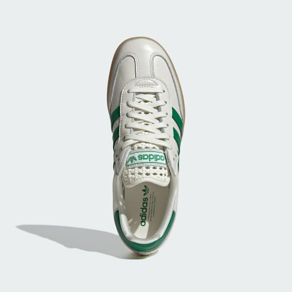 Adidas Samba OG Off White Green White Gold Metallic IH3983