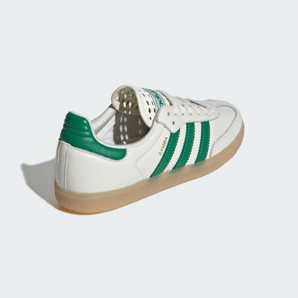 Adidas Samba OG Off White Green White Gold Metallic IH3983