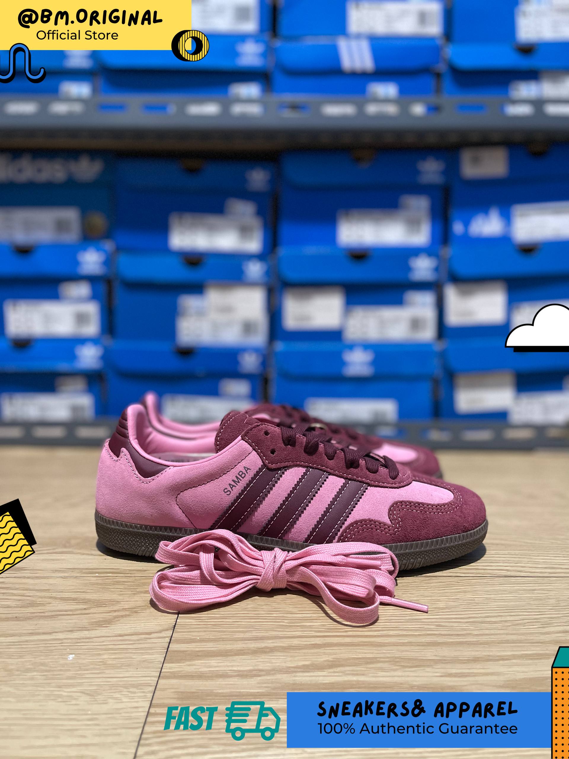 Adidas Samba OG Pink Spark Shadow Red Gum IH6704

