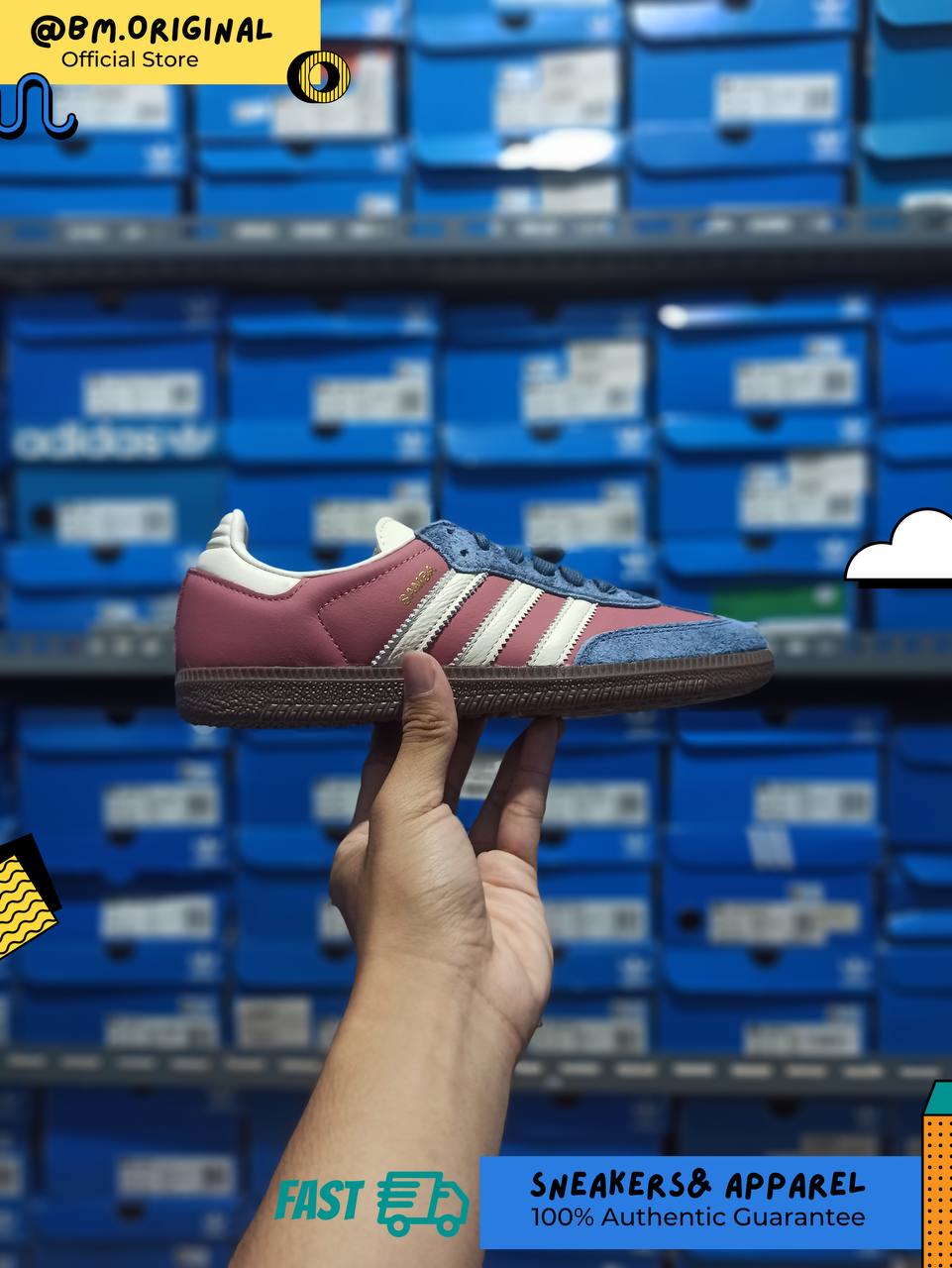 Adidas Samba OG Preloved Crimson Cream White Preloved Ink IG1969