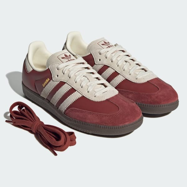 Adidas Samba OG Preloved Ruby Cream White Gum JI3216