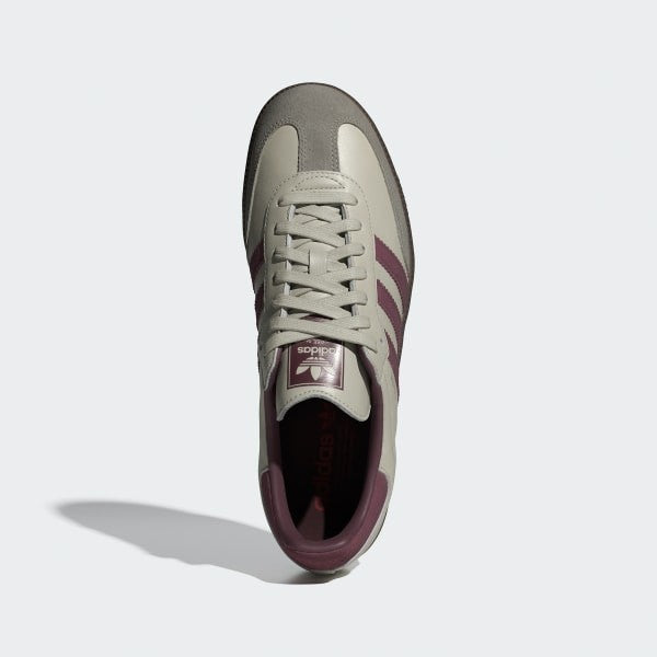 Adidas Samba OG Putty Grey Maroon Gold Metallic ID1482