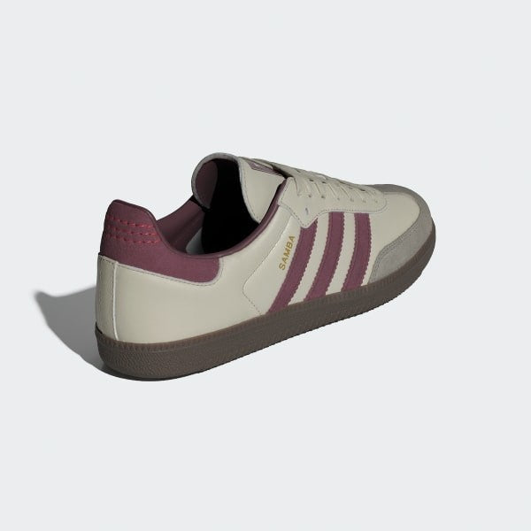 Adidas Samba OG Putty Grey Maroon Gold Metallic ID1482