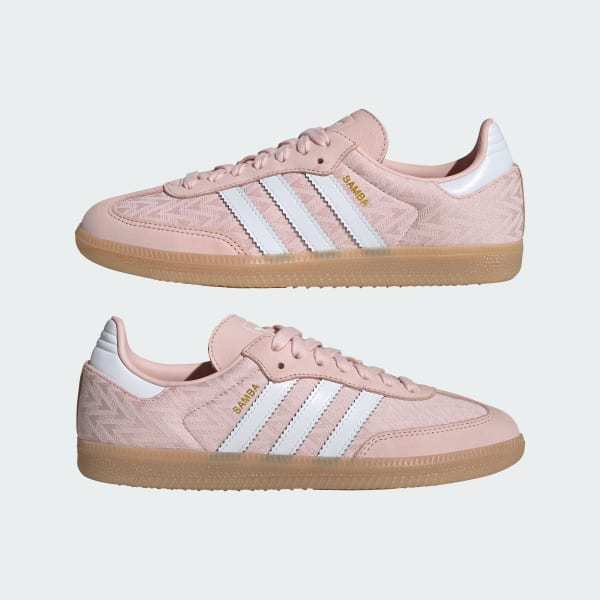 Adidas Samba OG Sandy Pink Cloud White Gold Metallic IH3977