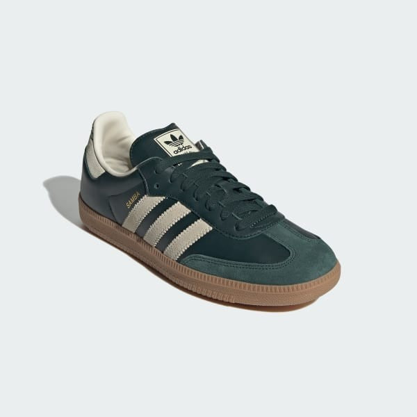 Adidas Samba OG Shadow Green Cream White Gold Metallic ID1483