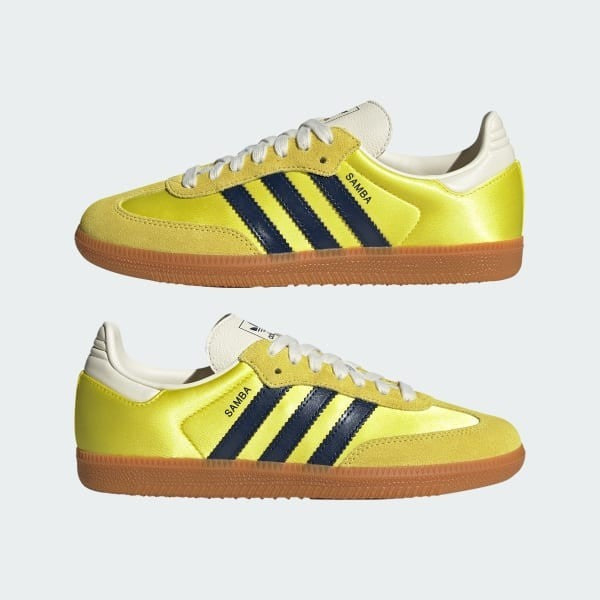 Adidas Samba OG Shock Yellow Night Indigo Cream White JI2594 