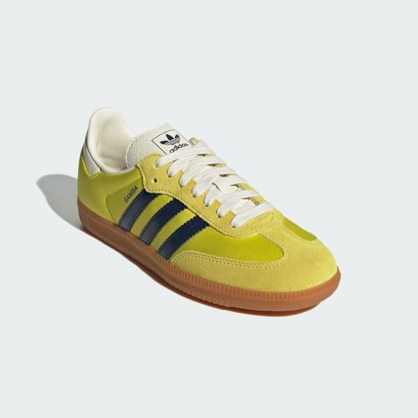 Adidas Samba OG Shock Yellow Night Indigo Cream White JI2594