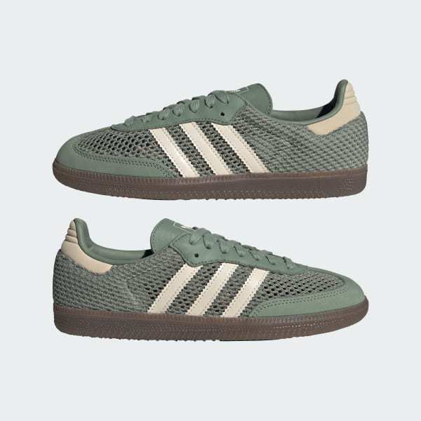 Adidas Samba OG Silver Green Wonder White Gold Metallic IH4002