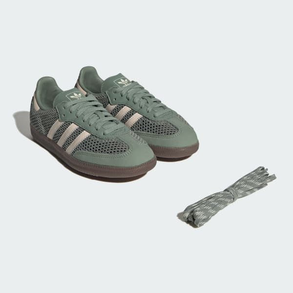 Adidas Samba OG Silver Green Wonder White Gold Metallic IH4002