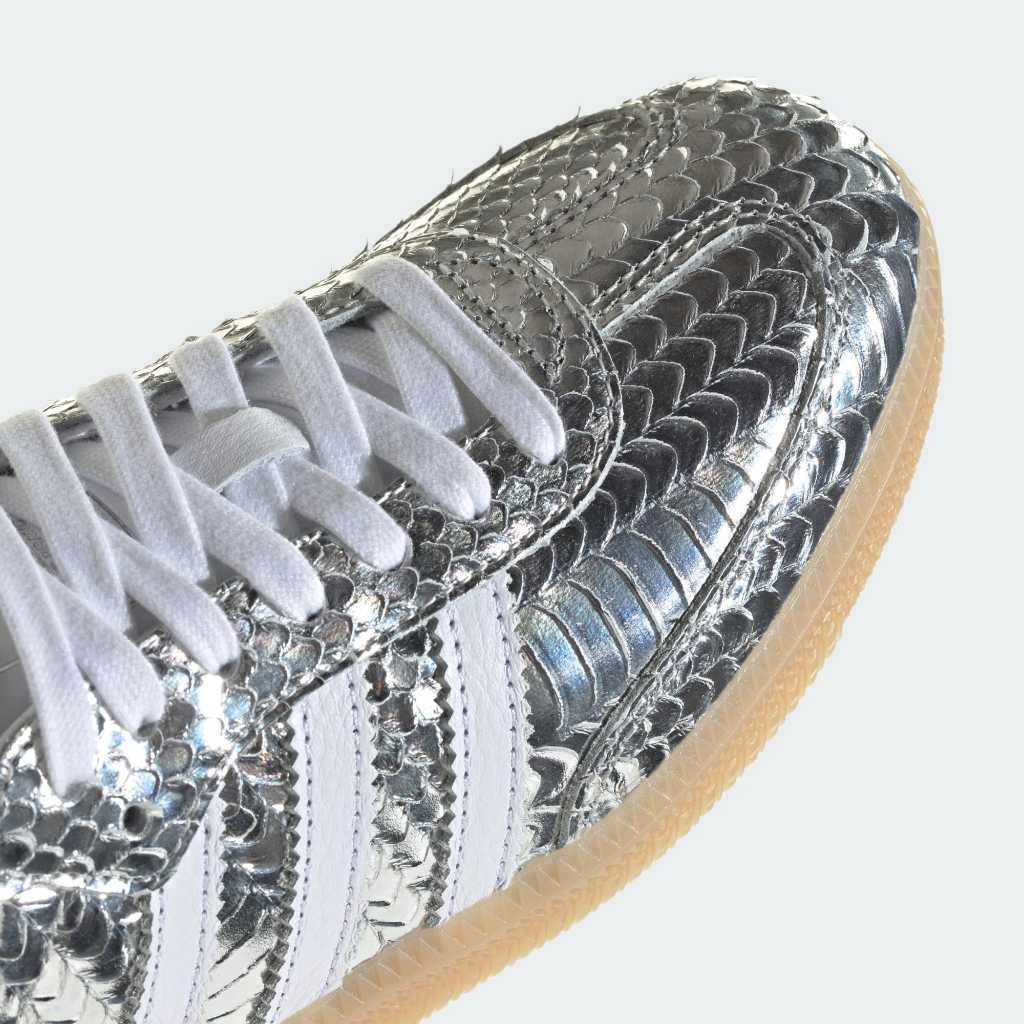 Adidas Samba OG Silver Metallic Cloud White Gum IH9016