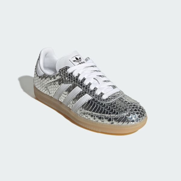 Adidas Samba OG Silver Metallic Cloud White Gum IH9016