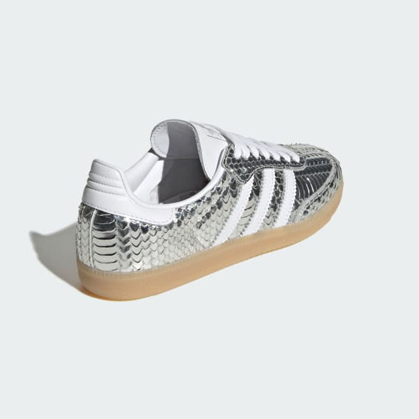 Adidas Samba OG Silver Metallic Cloud White Gum IH9016