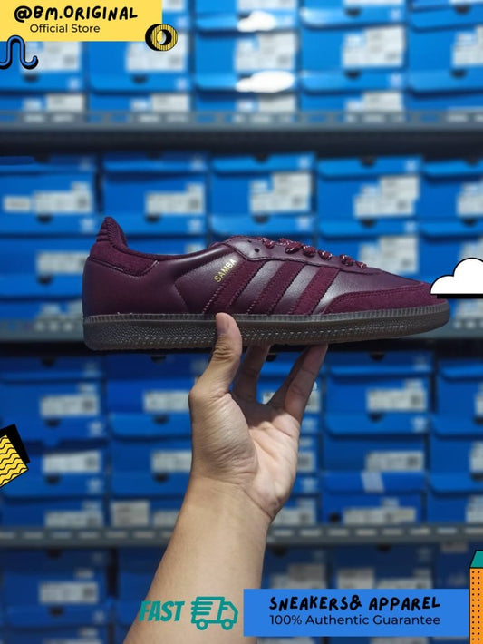 Adidas Samba OG Sumatra Borneo Island Series Maroon Gum JR9445