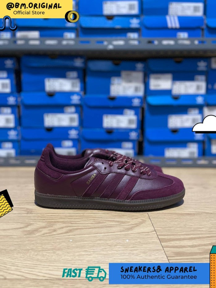 Adidas Samba OG Sumatra Borneo Island Series Maroon Gum JR9445