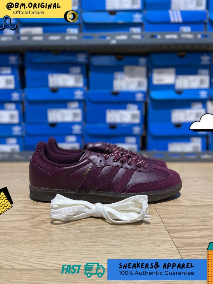 Adidas Samba OG Sumatra Borneo Island Series Maroon Gum JR9445