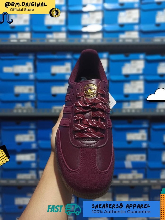 Adidas Samba OG Sumatra Borneo Island Series Maroon Gum JR9445