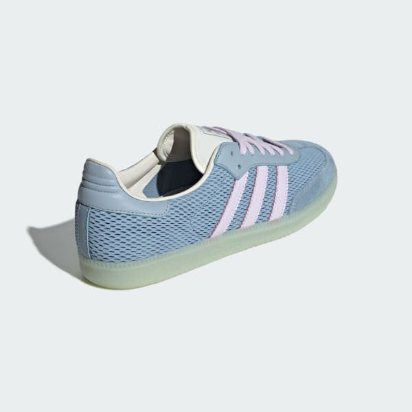 Adidas Samba OG Tactile Blue Ice Lavender Off White JI3178