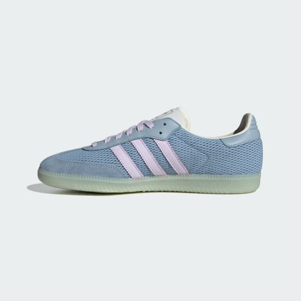 Adidas Samba OG Tactile Blue Ice Lavender Off White JI3178