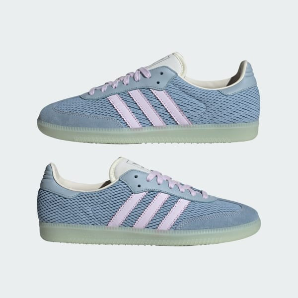 Adidas Samba OG Tactile Blue Ice Lavender Off White JI3178