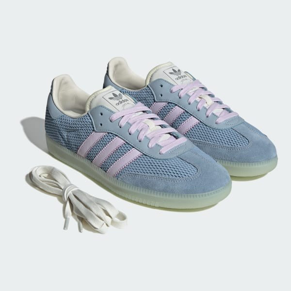 Adidas Samba OG Tactile Blue Ice Lavender Off White JI3178